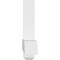 Ekena Millwork Eugene Architectural Grade PVC Gable Bracket, 72"W x 18"H x 4"D x 4"F, 6/12 Pitch GBP072X18X0404EUG00 - alternate 5